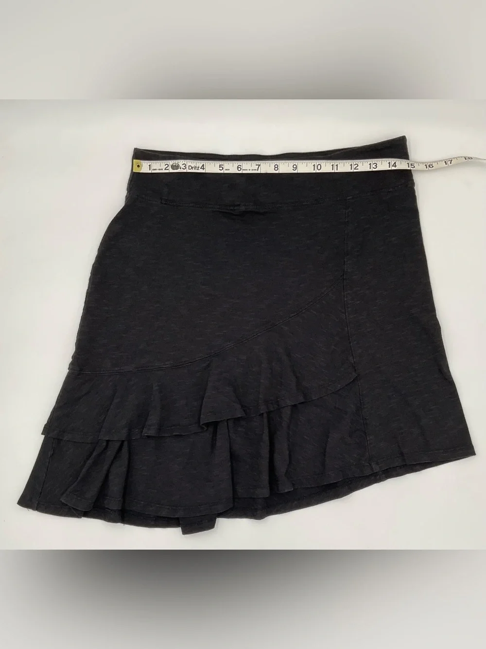 Horny Toad ‘Samba’ Scallop Asymmetrical Hem Double Layer Pull-On Skirt Size S - Picture 4 of 8